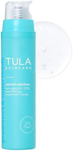 TULA Skin Care Secret Solution Pro-Glycolic 10% pH Resurfacing Toner - Face Toner to Gently Exfol... | Amazon (US)