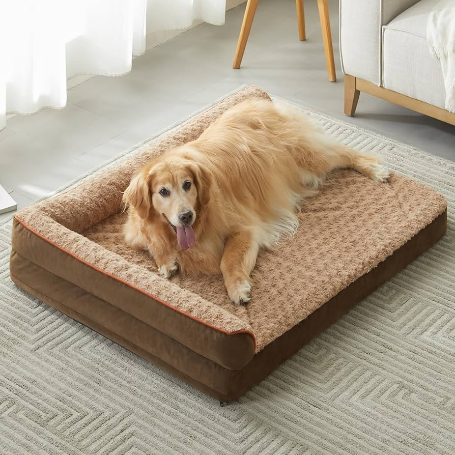 BFPETHOME Orthopedic Dog Beds for Large Dogs-Waterproof Sofa Dog Bed with Removable Washable Cove... | Amazon (US)
