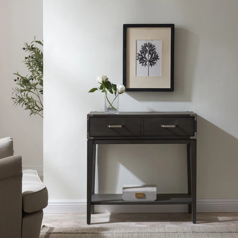 Red Barrel Studio® Beckett Solid + Manufactured Wood Hall Stand in Anthracite & Reviews | Wayfai... | Wayfair North America