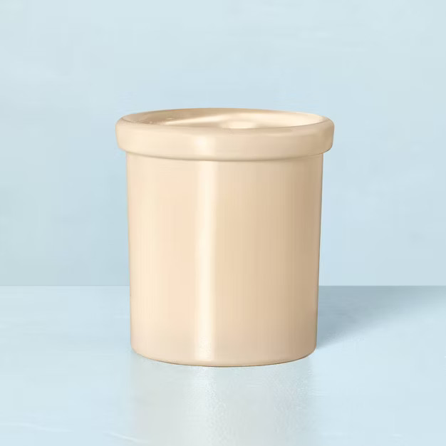 Colored Glass Pampas Jar Candle Tan 6oz - Hearth & Hand™ with Magnolia | Target