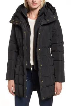 Cole Haan Hooded Down & Feather Jacket | Nordstrom