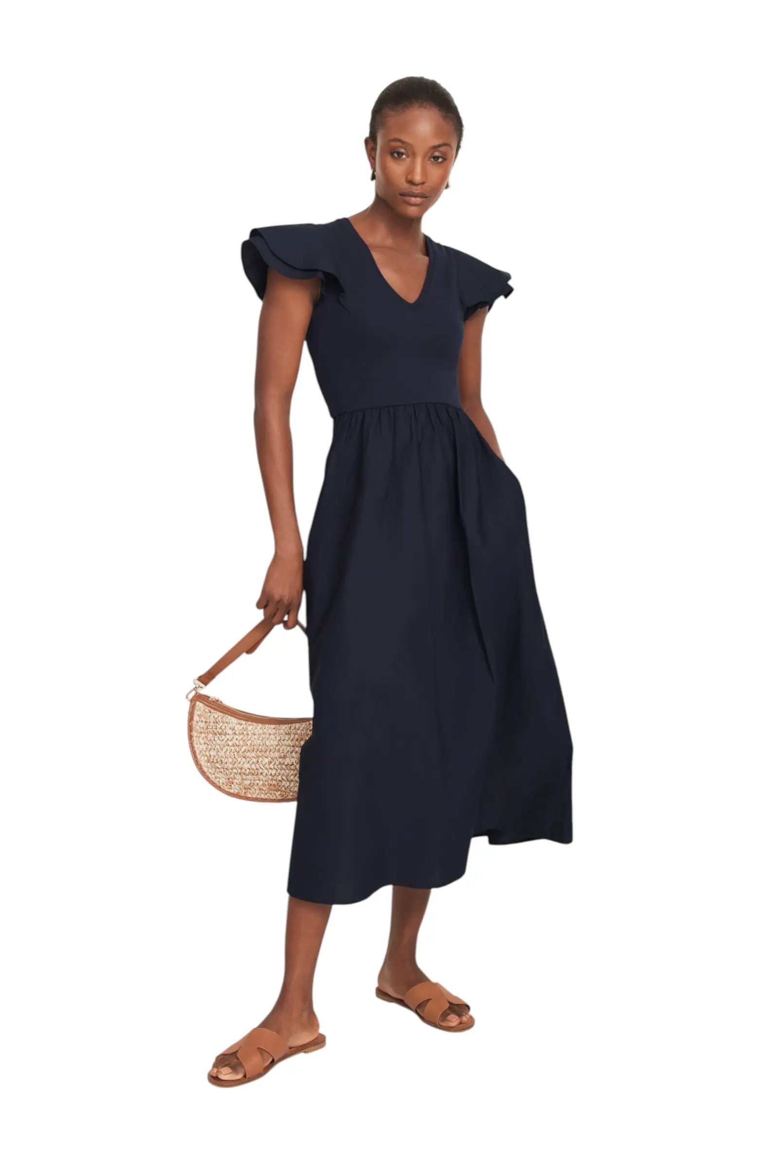 MINT VELVET Jersey Midi Dress | Nordstrom | Nordstrom