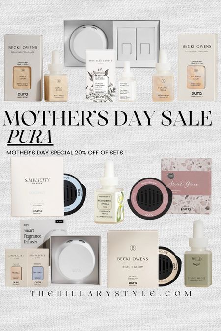 Pura is having 20% off of sets for Mother’s Day, plus they are launching a new fragrance collection!

My favs are Volcano, Almafi Lemon and Mint, Citrus Crust, and Coconut & Sugar

@pura #purapartner

#LTKhome #LTKGiftGuide #LTKSeasonal