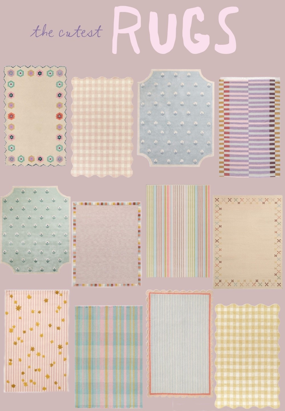 Colorful rugs 💫
Kids room rugs
Girly rugs 
Colorful nursery rug
 Pastel floral rug
 Grandmillennial rug
 Cottagecore area rug
 Scalloped wool rug
 Vintage pastel runner
 Preppy bedroom rug
 Pink scalloped area rug
 Coquette aesthetic rug
 Colorful vintage runner
 Colorful living room rug
 Floral playroom rug

#LTKKids #LTKHome #LTKmomlife
