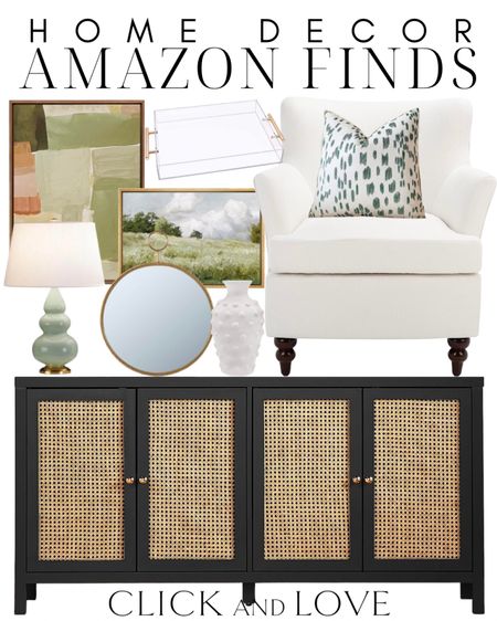 Amazon home decor finds! Pairing greens and black give the mix a pretty modern feel 🖤

Sideboard, credenza, buffet, accent chair, armchair, lamp, vase, round mirror, gold mirror, framed art, landscape art, abstract art, tray, accent pillow, Living room, bedroom, guest room, dining room, entryway, seating area, family room, affordable home decor, classic home decor, elevate your space, home decor, traditional home decor, budget friendly home decor, Interior design, shoppable inspiration, curated styling, beautiful spaces, classic home decor, bedroom styling, living room styling, style tip,  dining room styling, look for less, designer inspired, Amazon, Amazon home, Amazon must haves, Amazon finds, amazon favorites, Amazon home decor #amazon #amazonhome


#LTKStyleTip #LTKSaleAlert #LTKHome