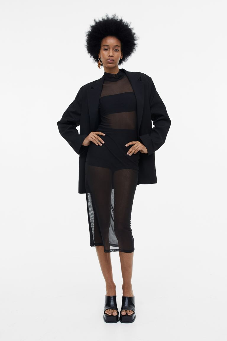 Mesh bodycon dress | H&M (UK, MY, IN, SG, PH, TW, HK)