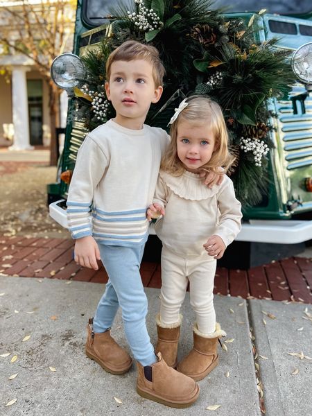 We're FALL-ing for the coziest sweater knit sets from @feltmanbrothers! Sharing a few of my favorites for boys & girls (Porter is in a 4T and Blair in 18-24m) 🩵 #ad #feltmanbrothers

#LTKkids