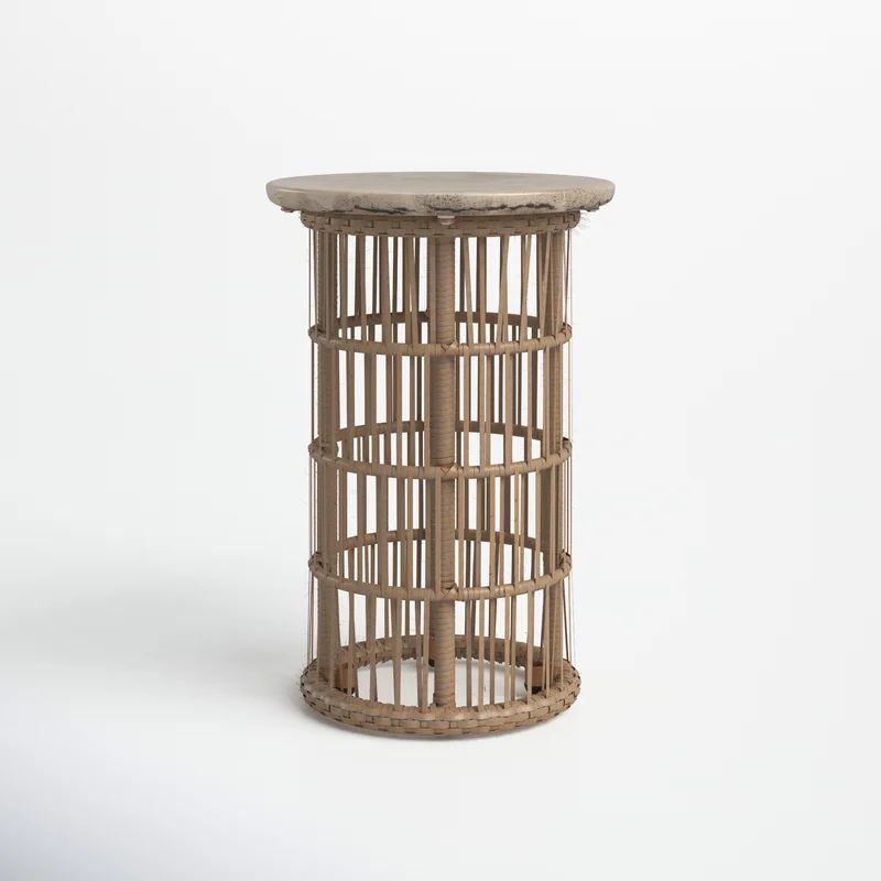 Ginseng Concrete Outdoor Side Table | Wayfair North America