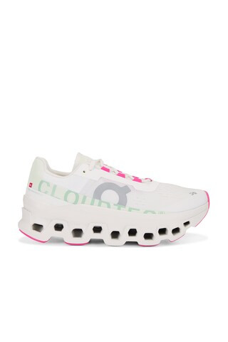 On Cloudmonster Sneaker in White & Lima from Revolve.com | Revolve Clothing (Global)