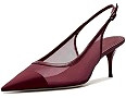 Mesh Kitten Heels for Women Slingback Design with Pointed Toe Breathable and Stylish Elegant Low ... | Amazon (US)