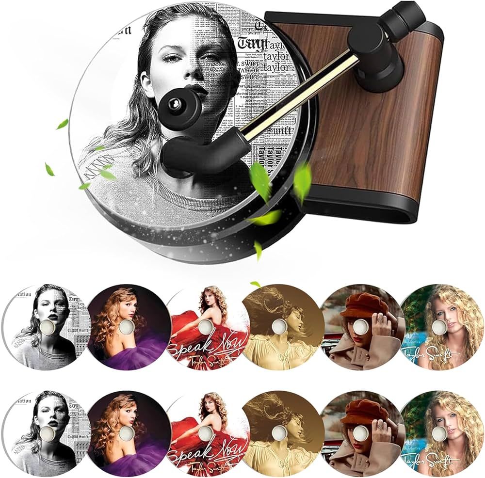 Record Player Car Vent Clip,12-Pack Air Freshener for Women Gift,YRH Restores Record Player Memor... | Amazon (US)