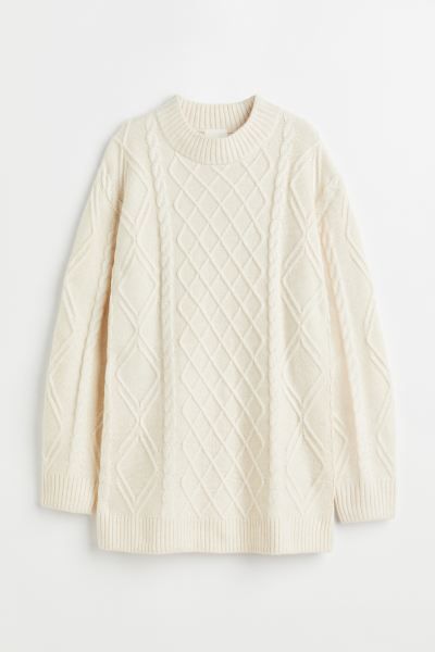 Long Cable-knit Sweater | H&M (US + CA)