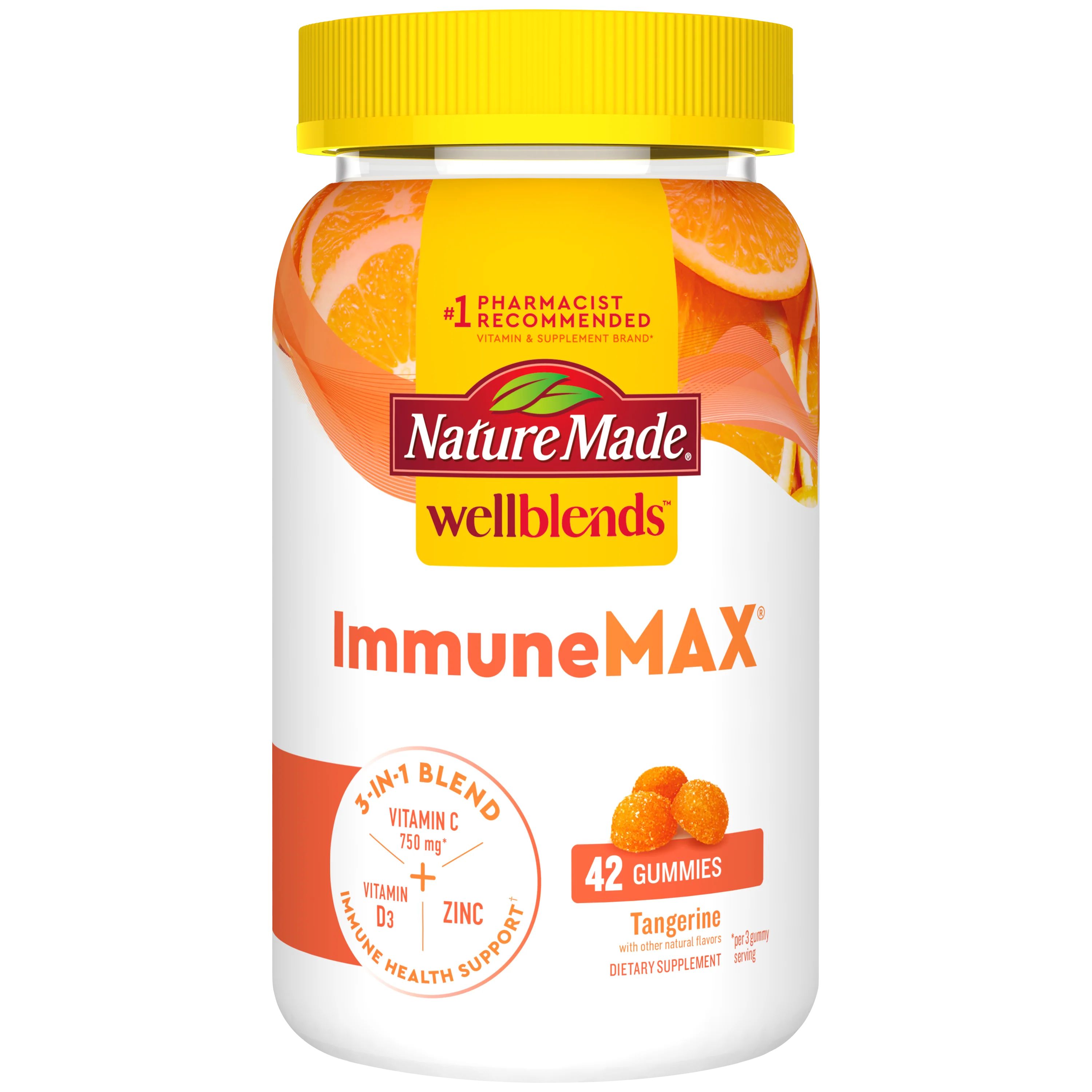 ImmuneMAX Gummies | Vitamin C, D & Zinc Gummy Supplements | NatureMade