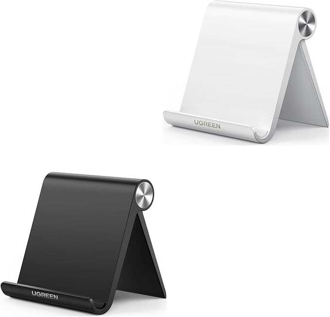 UGREEN Portable Cell Phone Stand Black Bundle with White Cell Phone Stand Compatible with iPhone ... | Amazon (US)