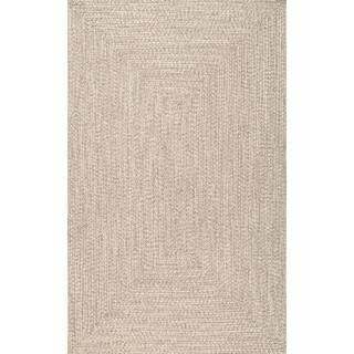 nuLOOM Lefebvre Casual Braided Tan 10 ft. x 13 ft. Patio Indoor/Outdoor Patio Area Rug HJFV01G-10... | The Home Depot