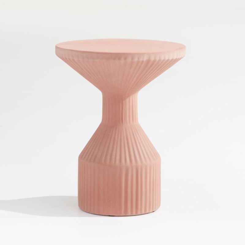 Granada Terracotta Garden Stool + Reviews | Crate and Barrel | Crate & Barrel