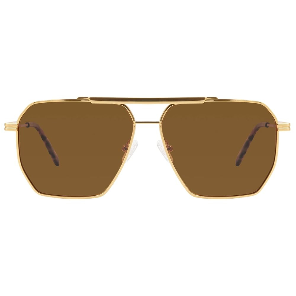 mosanana Square Polarized Aviator Sunglasses for Women Men Metal Classic Retro Vintage MS52242 | Amazon (US)