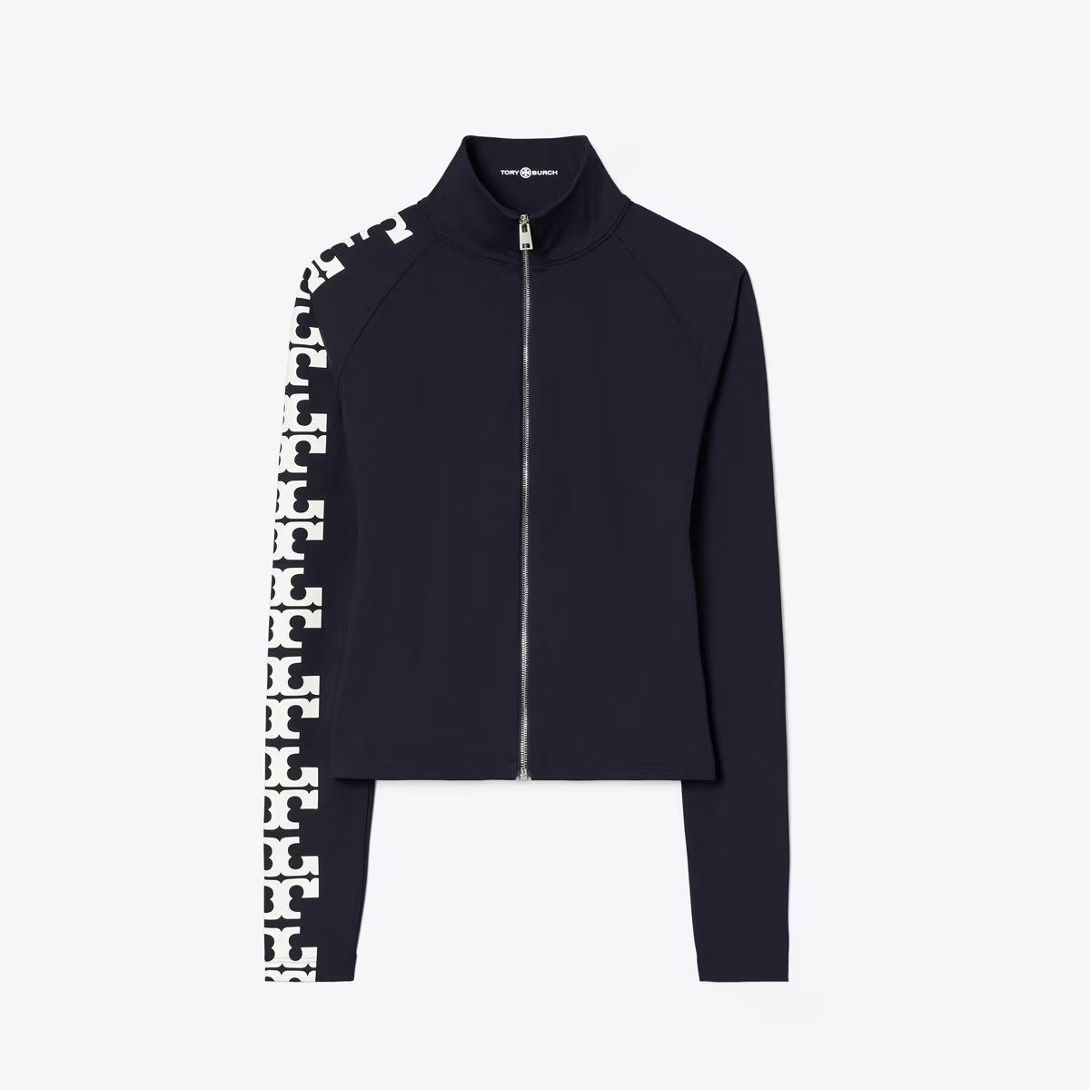 Nylon Logo Zip Top: Women's Designer Tops | Tory Burch | Tory Burch (US)
