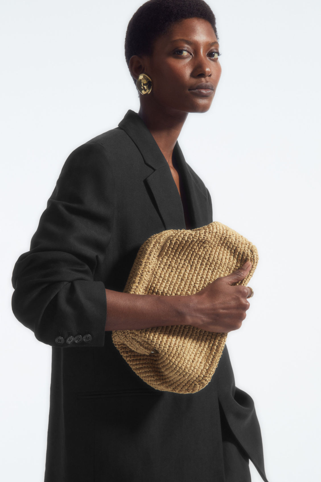 FRAMED CLUTCH - RAFFIA | COS (EU)