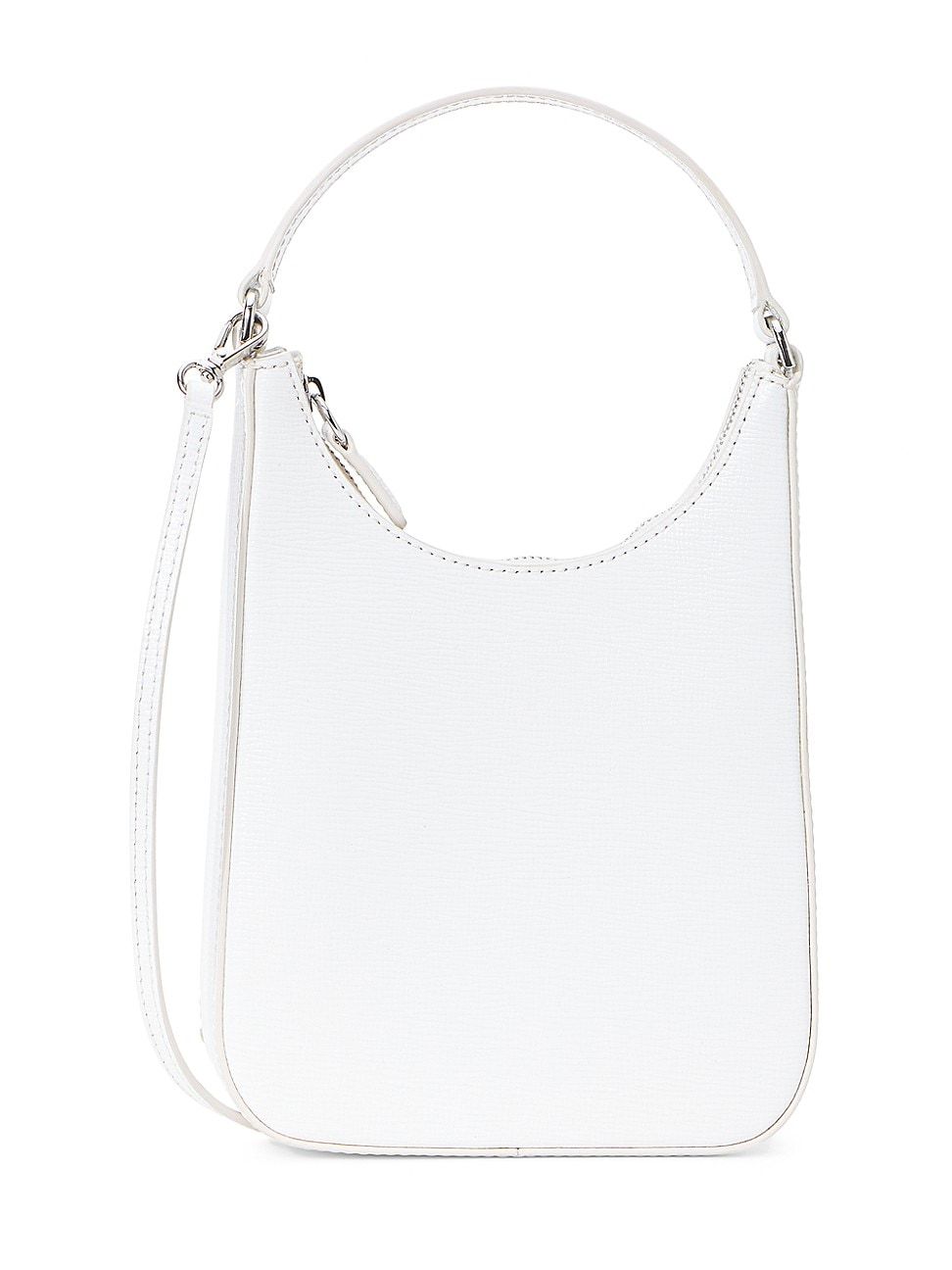 Women's Alec Mini Leather Top-Handle Bag - White - White | Saks Fifth Avenue