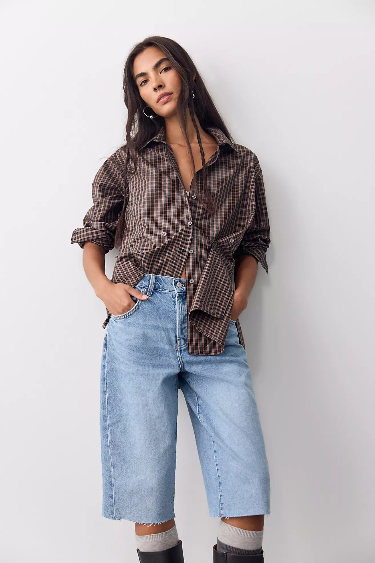 We The Free Many Ways Plaid Button Down | Free People (Global - UK&FR Excluded)