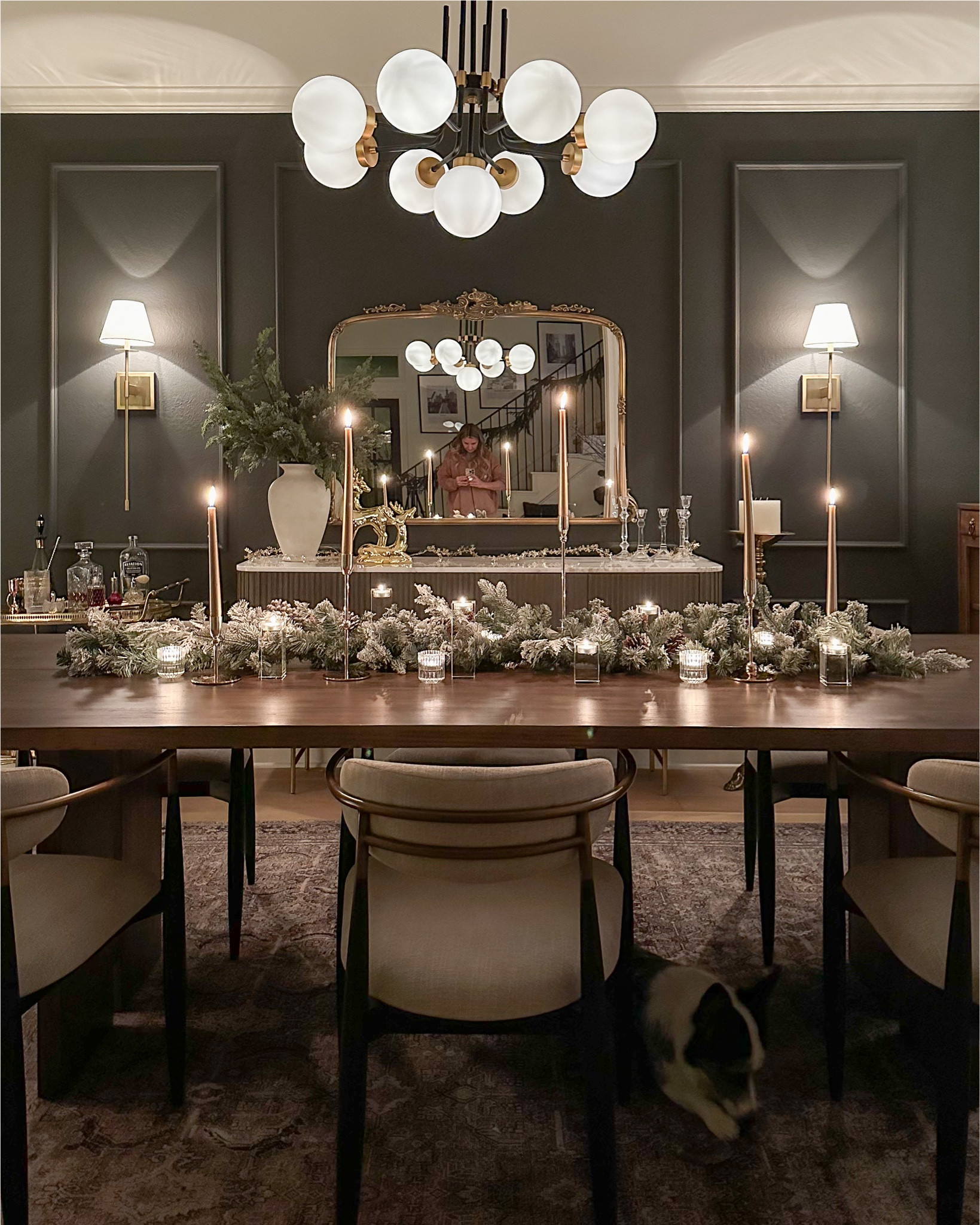 Holiday Glam Tablescape

Holiday decor  tablescapes  holiday tablescapes  Christmas decor  dining room  home decor  home inspo  wall sconces  home finds  dining chairs  dining table  buffet table  theSmittenCollective

#LTKHome #LTKHoliday #LTKSeasonal