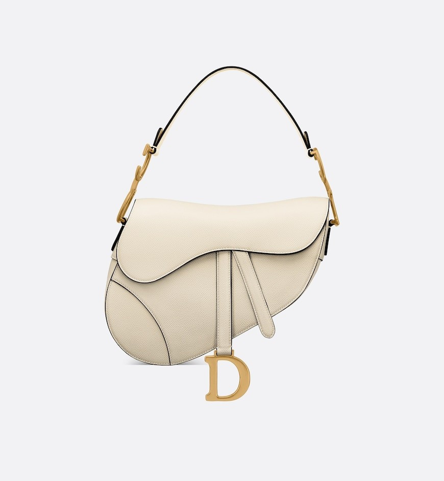 Saddle Bag Latte Grained Calfskin | DIOR | Dior Beauty (US)