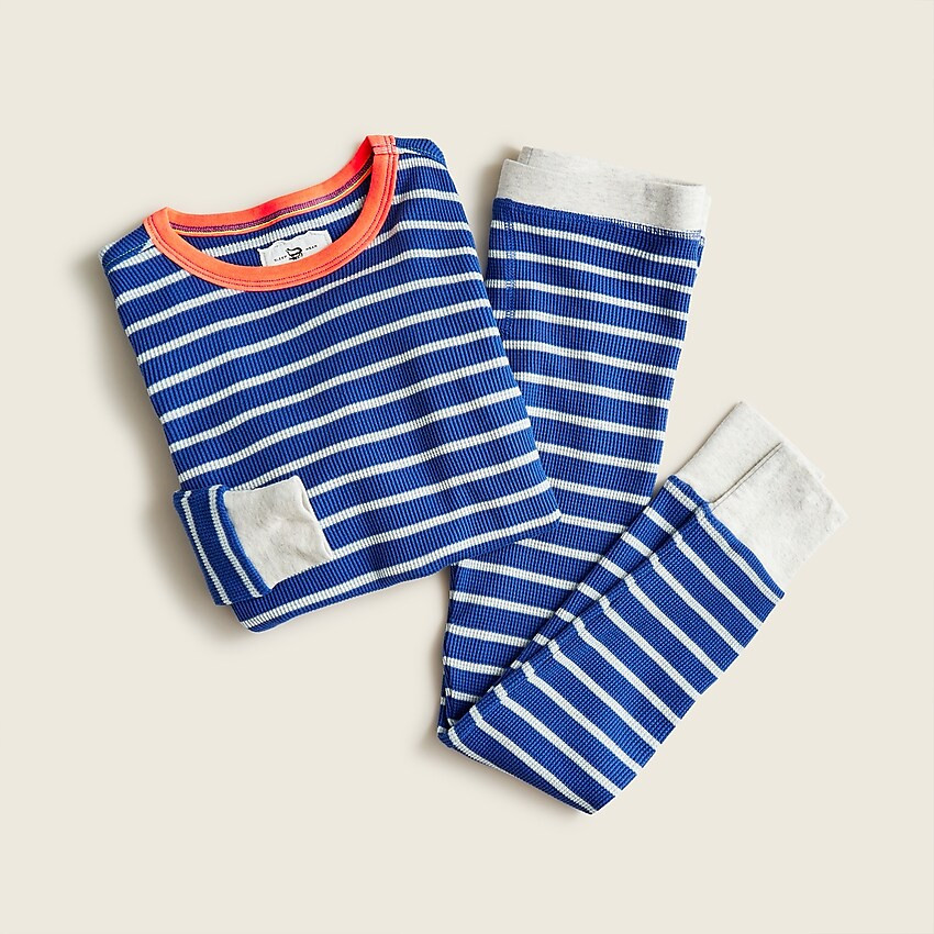 Boys' printed long-sleeve pajama set | J. Crew US