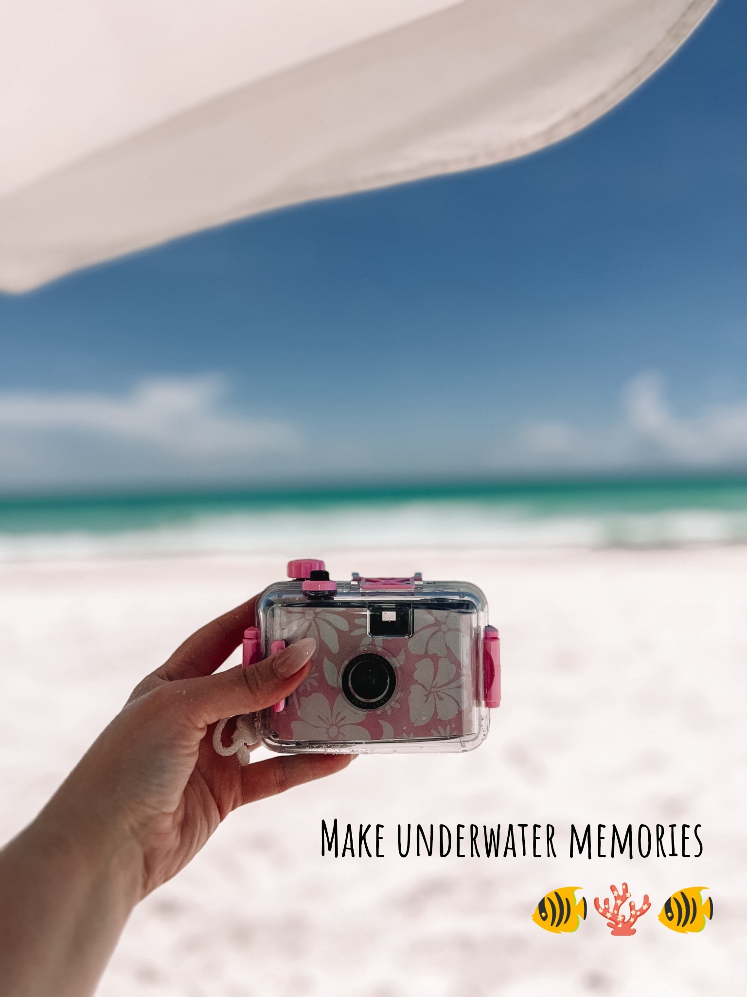 Underwater camera that takes excellent pictures. I was very pleased with this Revolve summer find for our 8 year anniversary oceanfront resort stay 🩷 

It’s exciting when you have something to look forward to after your vacation!! The film gets developed and is also digitally released on a CD for you 💘💿  

Everything linked here ☺️

#LTKTravel #LTKFindsUnder50 #LTKSwim