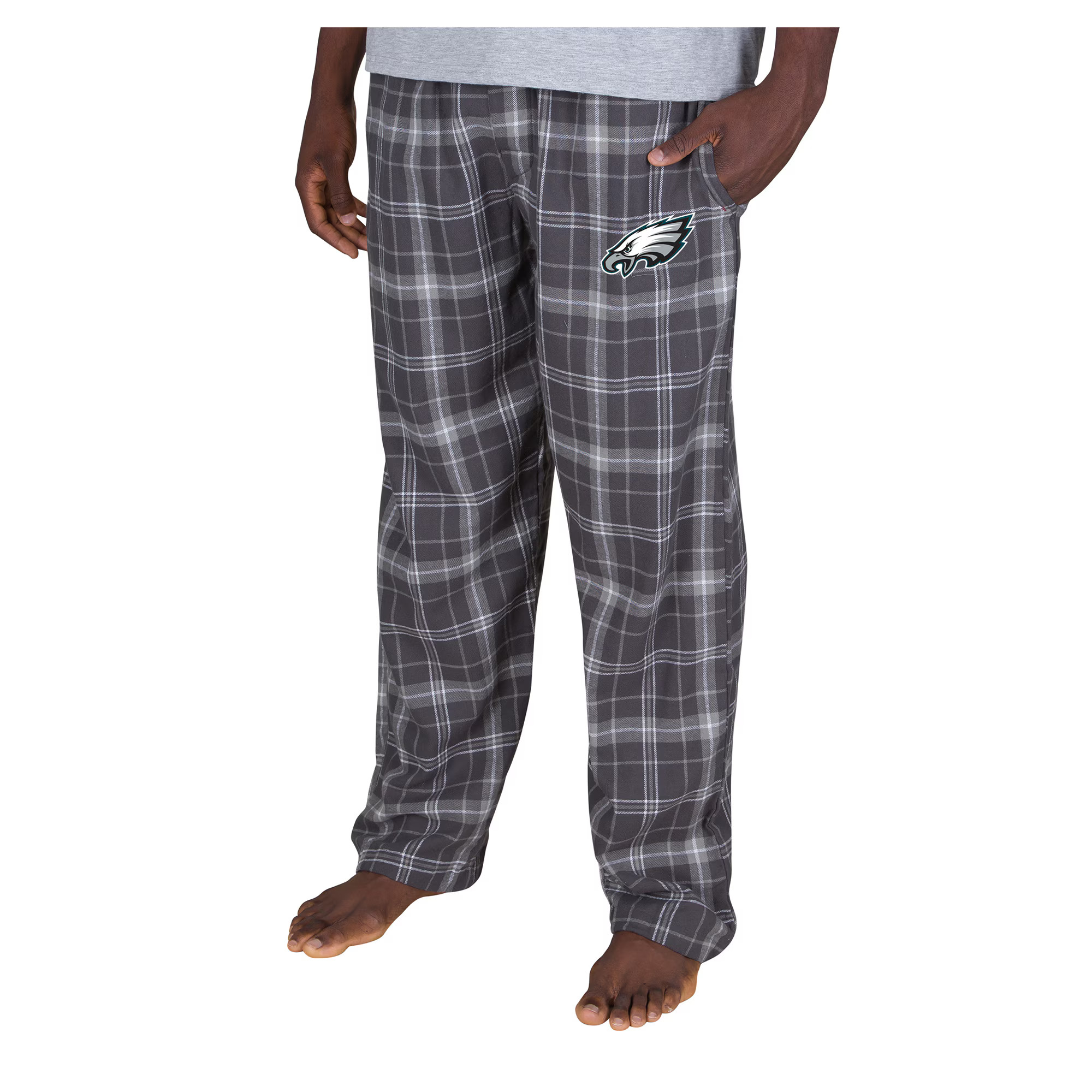 Philadelphia Eagles Concepts Sport Ultimate Plaid Flannel Pants - Charcoal | Fanatics