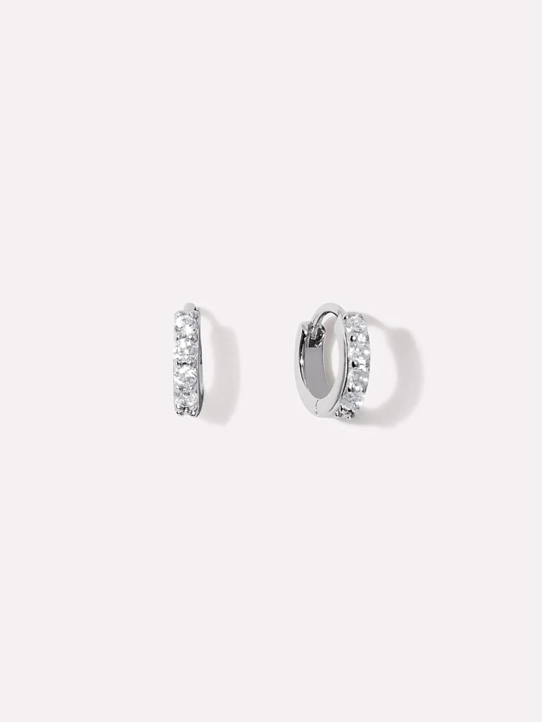 Huggie Hoop Earrings - Suzanne Silver | Ana Luisa