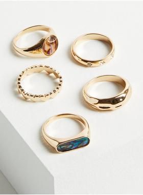 Abalone Ring Set | Torrid (US & Canada)
