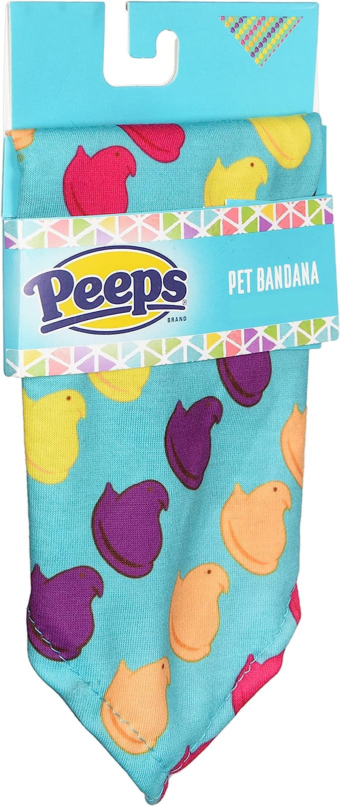 Peeps for Pets Chick Rainbow Print Dog Bandana, X-Small/Small | Small Dog Bandana Officially Lice... | Amazon (US)