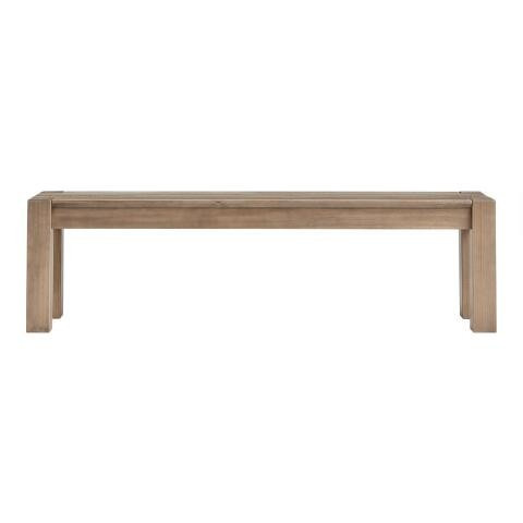 Graywashed Pine Rylie Dining Bench | World Market