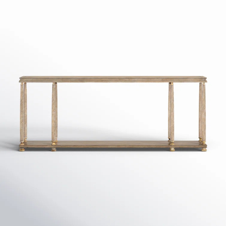 Adette 76.25'' Solid Wood Console Table | Wayfair North America