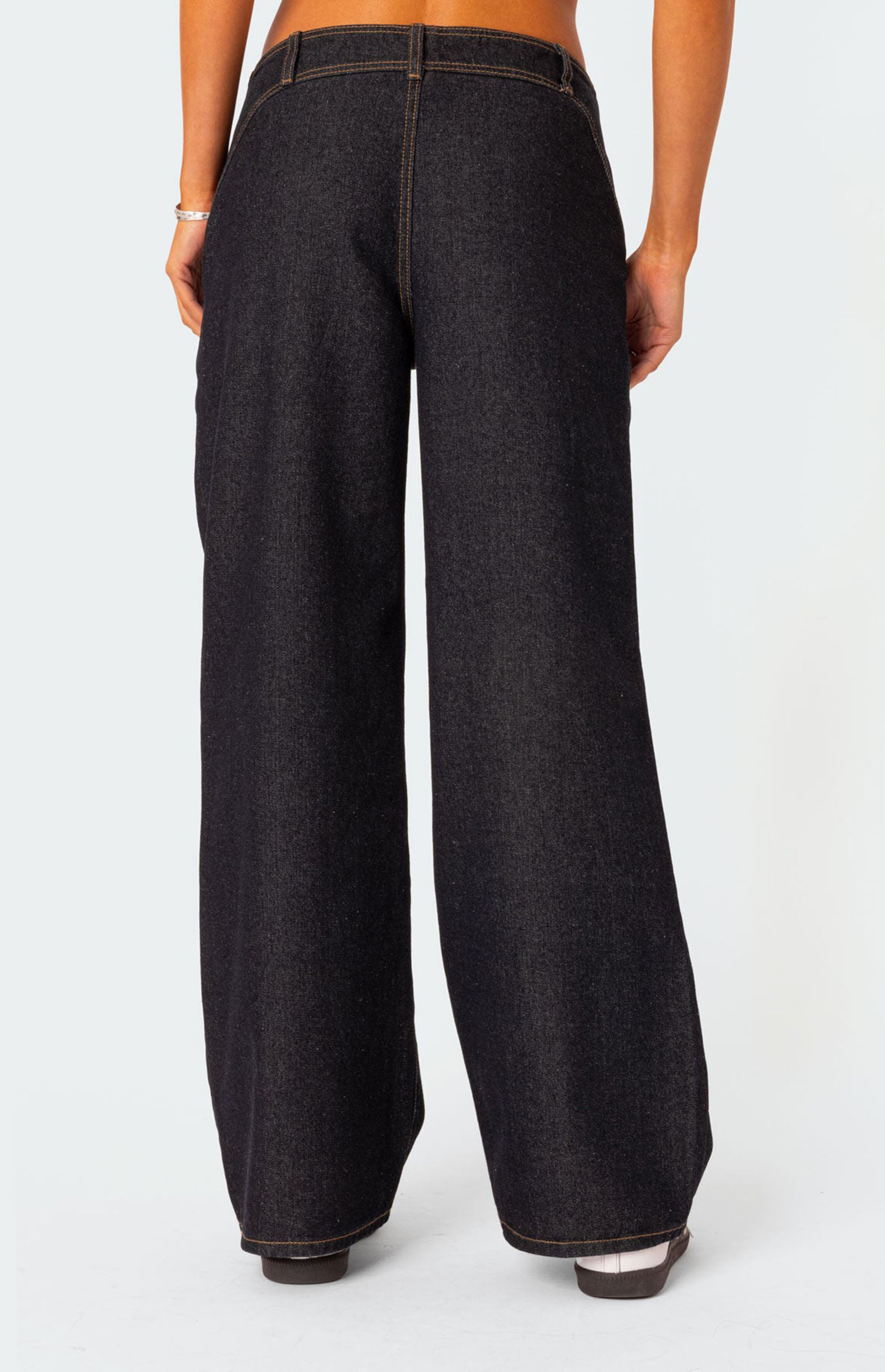 Edikted Western Low Rise Straight Leg Jeans | PacSun