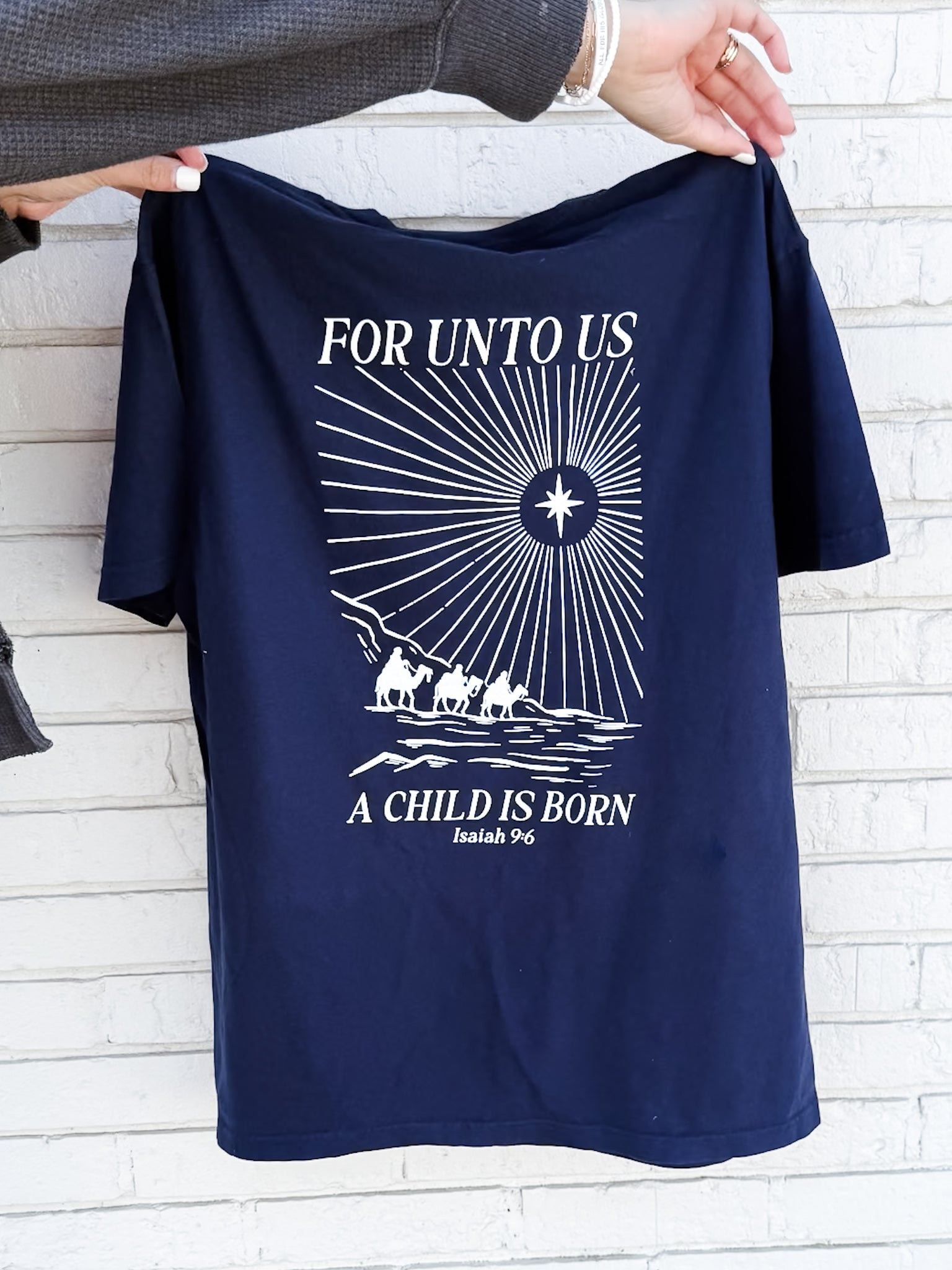 For Unto Us Tee | TEES by Taylor