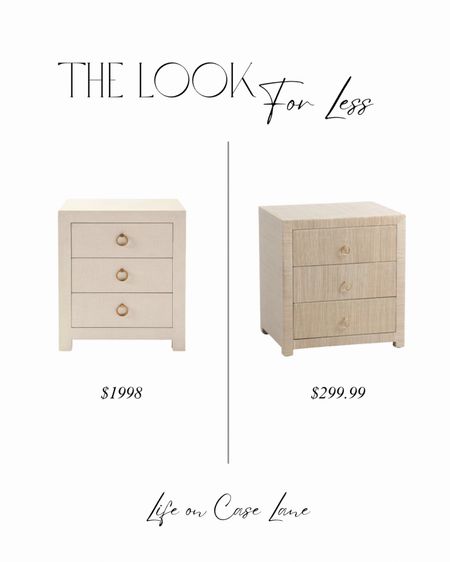 Serena and Lily nightstand dupe, nightstand, neutral nightstand 

#LTKhome