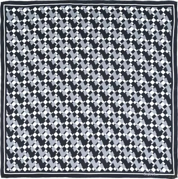 Lost Pattern "Houndstooth Moderne" Silk Bandana Scarf | Nordstrom | Nordstrom