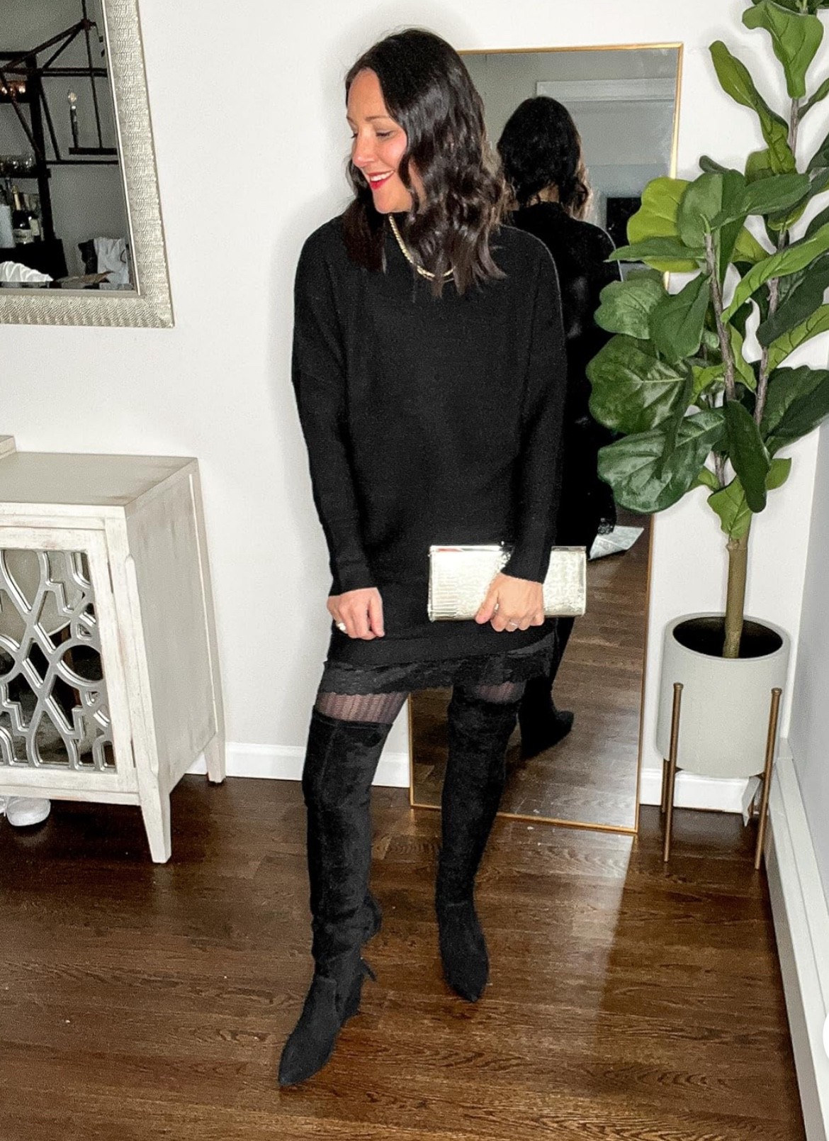 Comfy & cute holiday or winter outfit! Wearing a S in sweater & skirt!

Amazon finds, holiday outfit, winter style 

#LTKFindsUnder50 #LTKHoliday #LTKootd