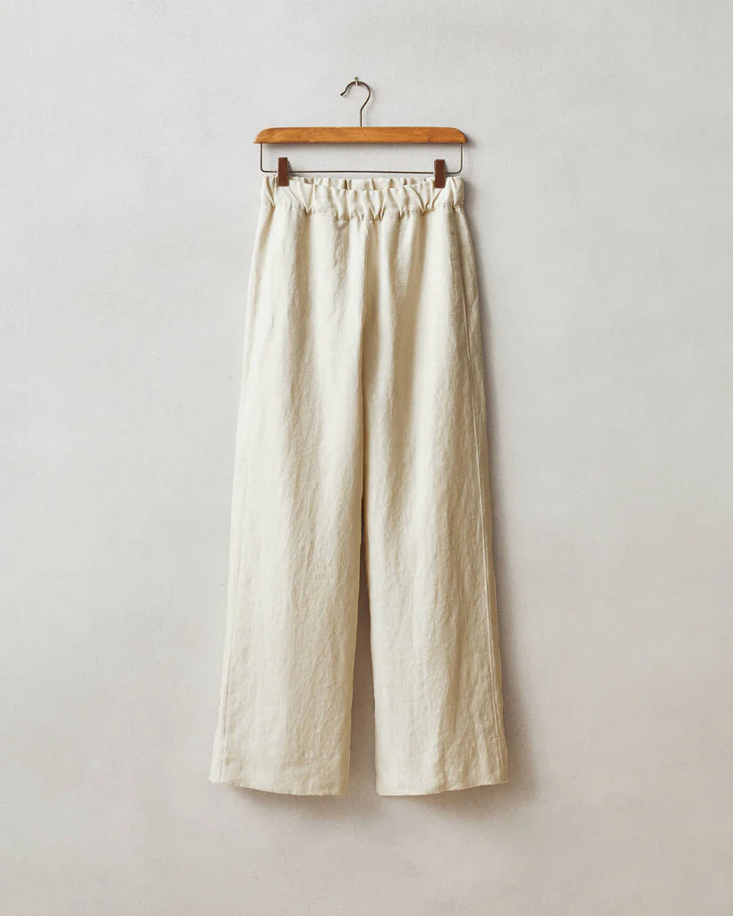 Easy Linen Wide Leg Pant | American Giant