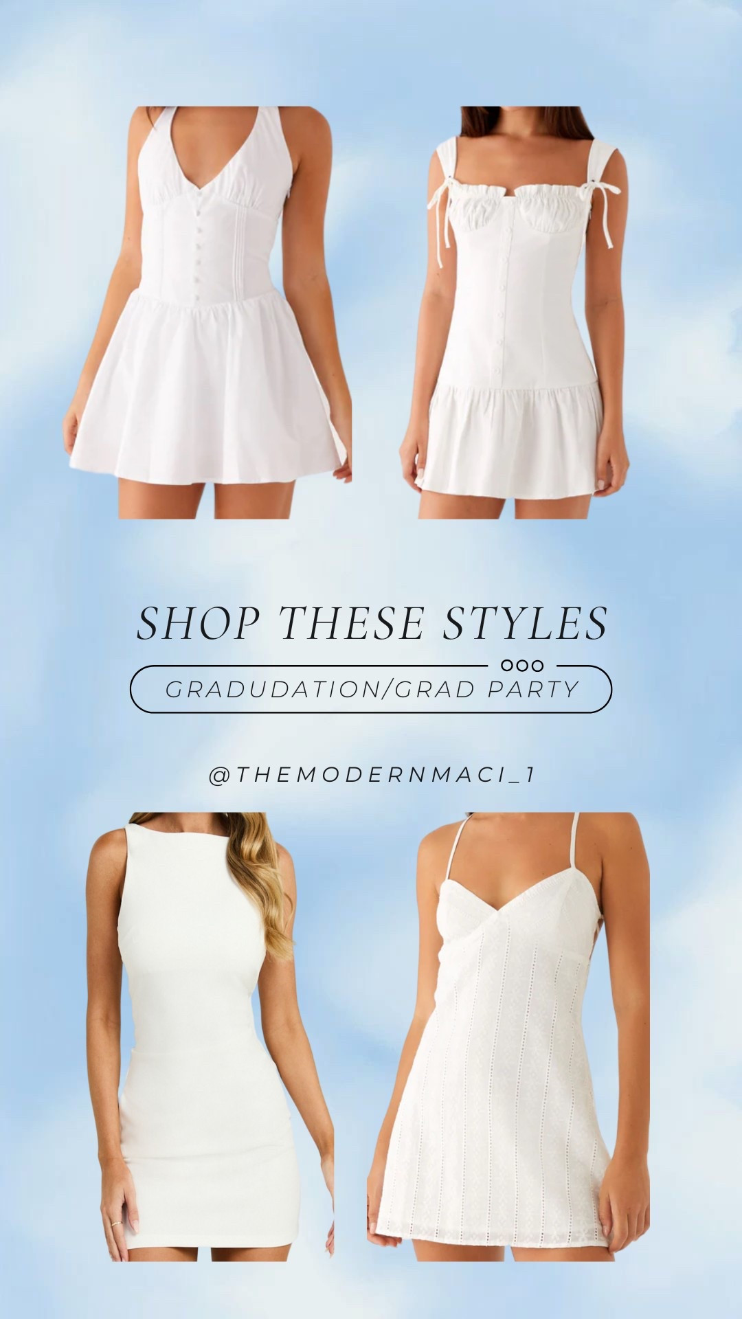 Grad dresses🎓

#LTKStyleTip #LTKSeasonal #LTKParties