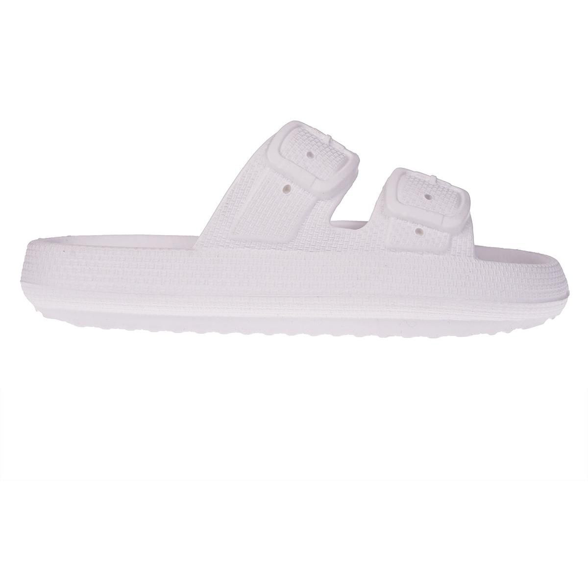 FOAMWALK Women's Flat Slip-On Textured EVA Footbed Slide Sandals - Comfy Slides for Women | Target