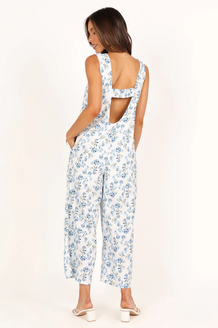 Surreal Jumpsuit - White Floral | Petal & Pup (US)
