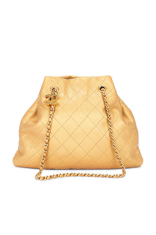 Chanel Calfskin Small Drawstring Bucket Bag | FWRD 