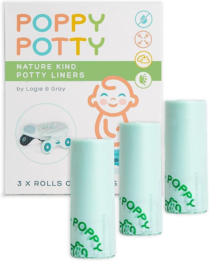 60 Portable Potty Bags - Oxo Potty Refill Bags - Potty Liners for Portable Potty - Travel Potty B... | Amazon (US)