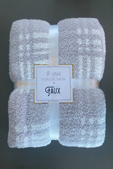 TSC + Our Faux Farmhouse: Windowpane Blanket | The Styled Collection