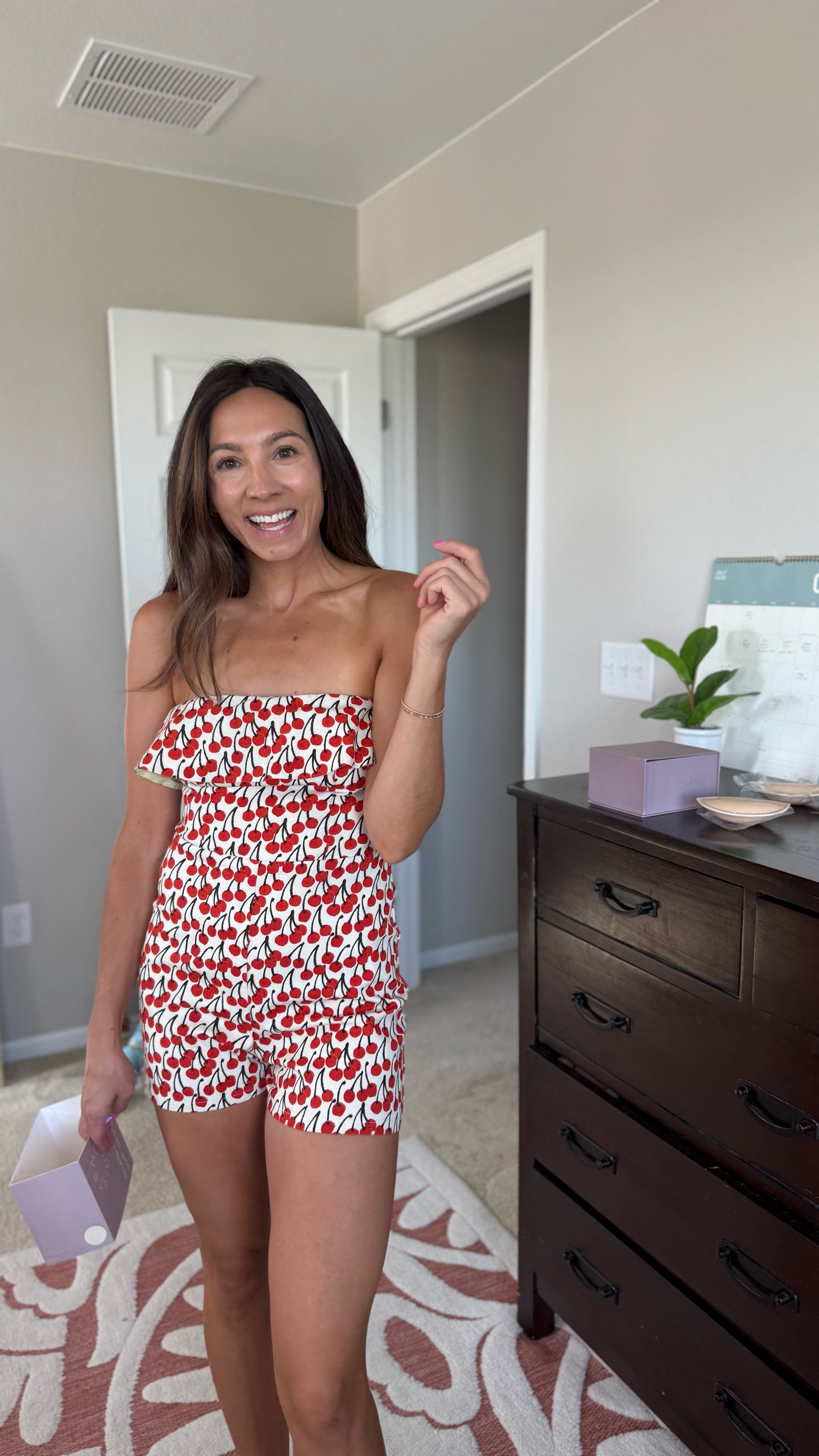 Love this cherry print romper for summer country concerts, Fourth of July or wedding guest. Also highly recommend these bra cover inserts 

#LTKWedding #LTKSeasonal #LTKSummerEdit