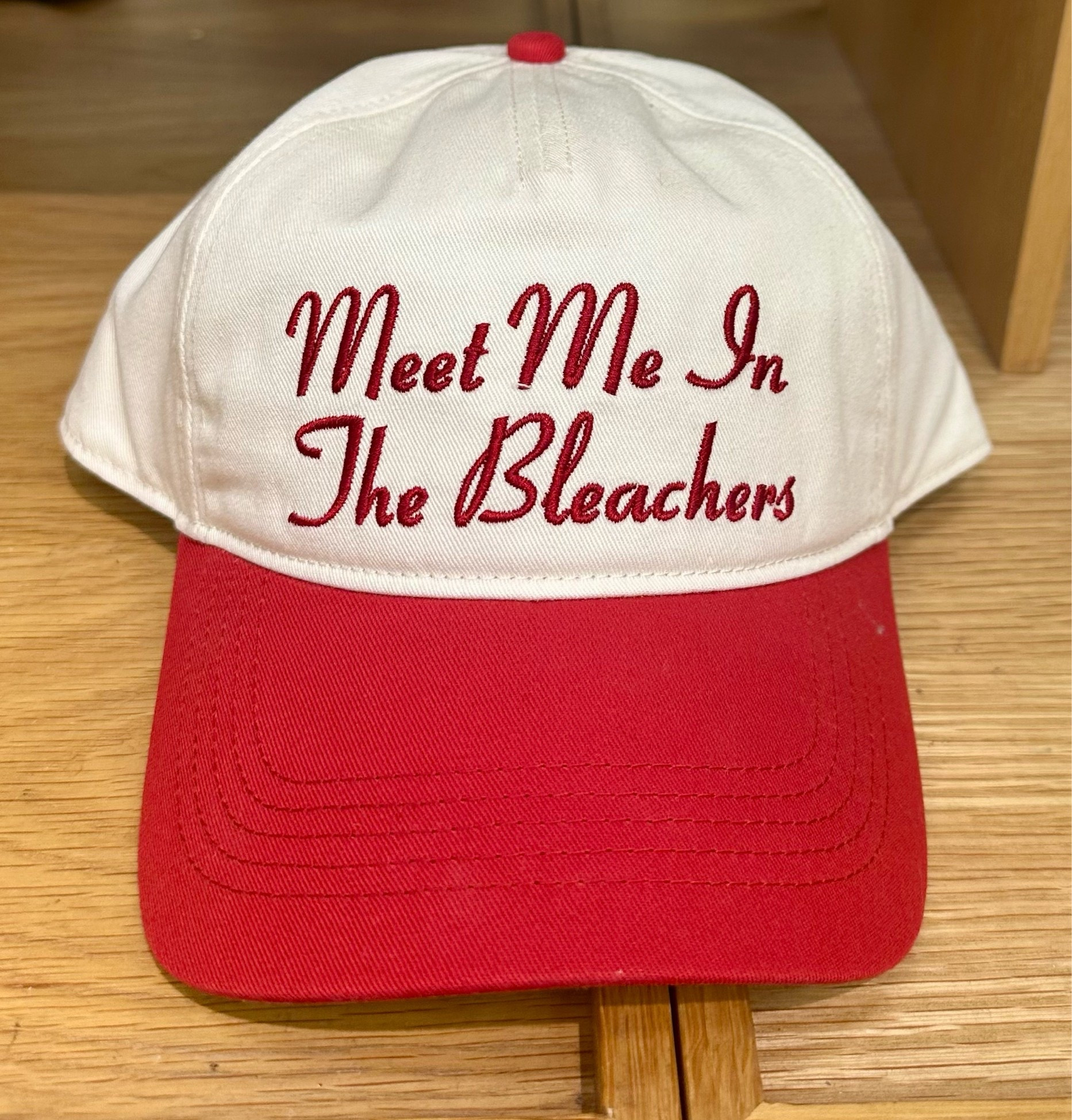 So cute & fun! Would work for any sport! 

Meet Me in the Bleachers Baseball Hat

#LTKSeasonal #LTKdayinmylife #LTKgrwm
