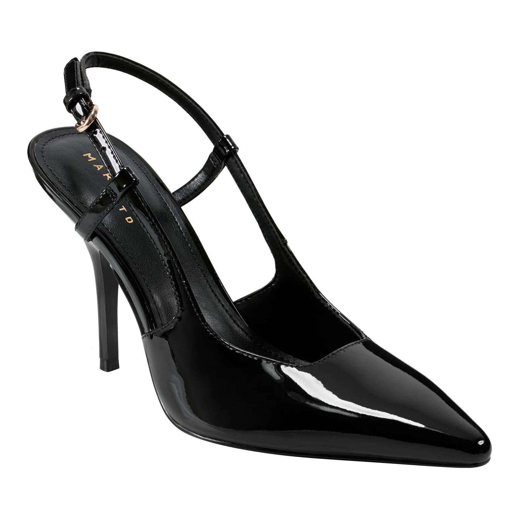 Women's Torry Slingback Pump - Black Patent Leather | Marc Fisher Footwear | Marc Fisher